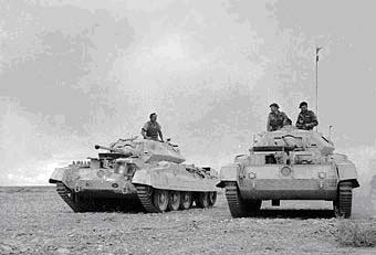 Британские танки «Крусейдер» в Западной пустыне