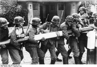 Немецкие солдаты на польской границе