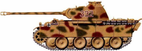 Танк «Пантера» 24-го танкового полка