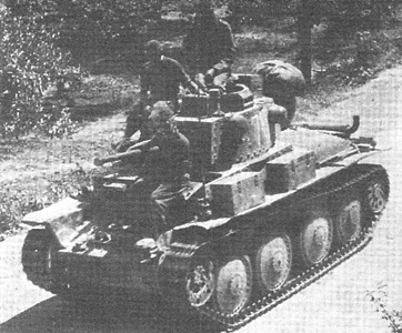 Легкий танк 38(t) Ausf E