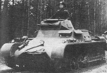 Легкий пулеметный танк Pz Kpfw I Ausf A