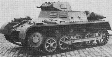 Легкий пулеметный танк Pz Kpfw I Ausf B